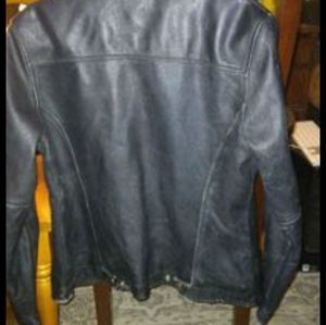 Womens Silver Leather Jacket
